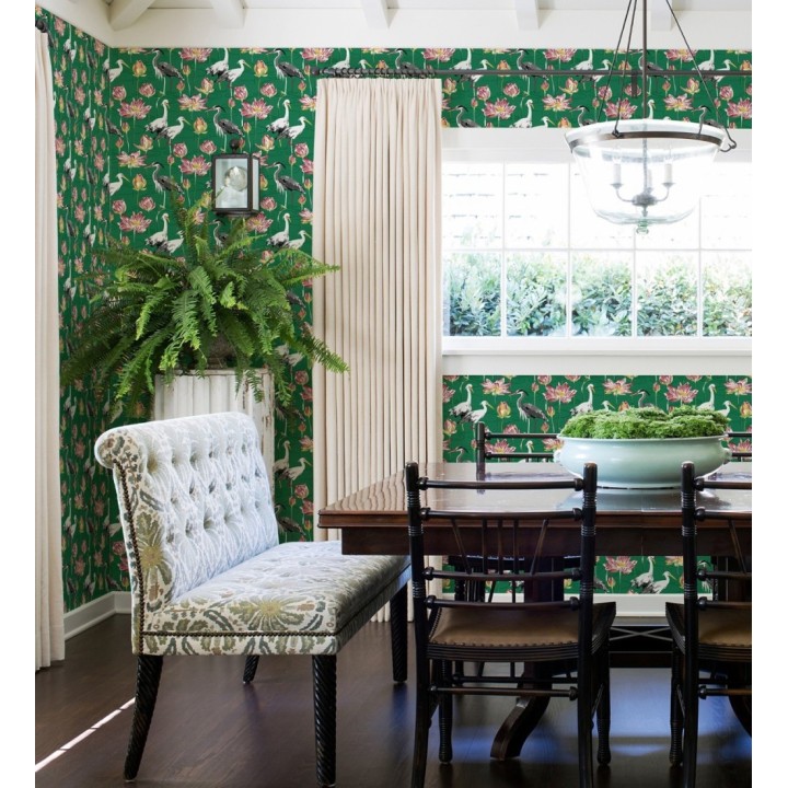 Papel pintado de pájaros y garzas reales en estanque japonés - Herons Royal 682163