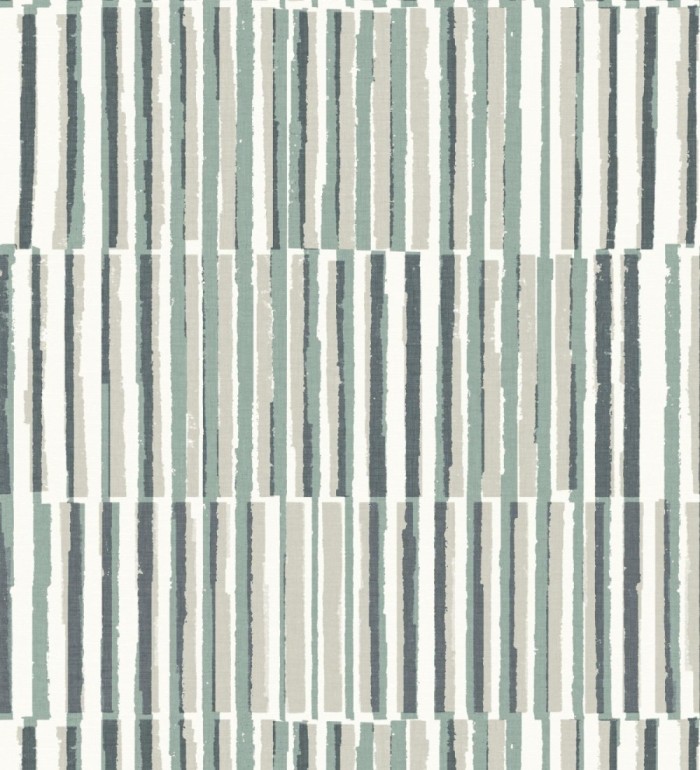 Papel pintado de líneas con colores difuminados verde - Zaji 682297