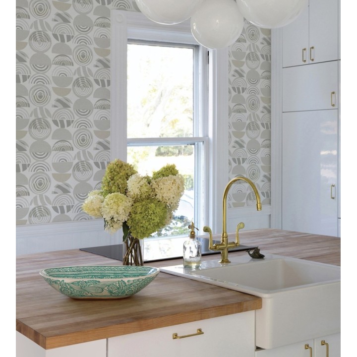 Papel pintado geométrico estilo africano - Mekele 682326