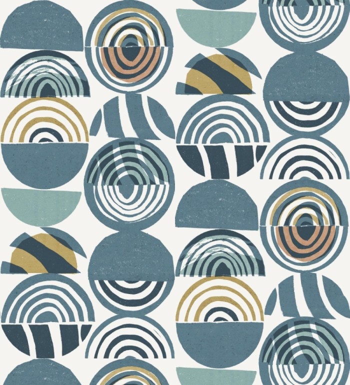 Papel pintado geométrico estilo africano - Mekele 682328