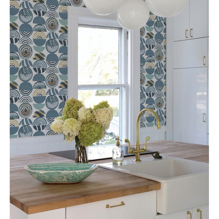 Papel pintado geométrico estilo africano - Mekele 682328