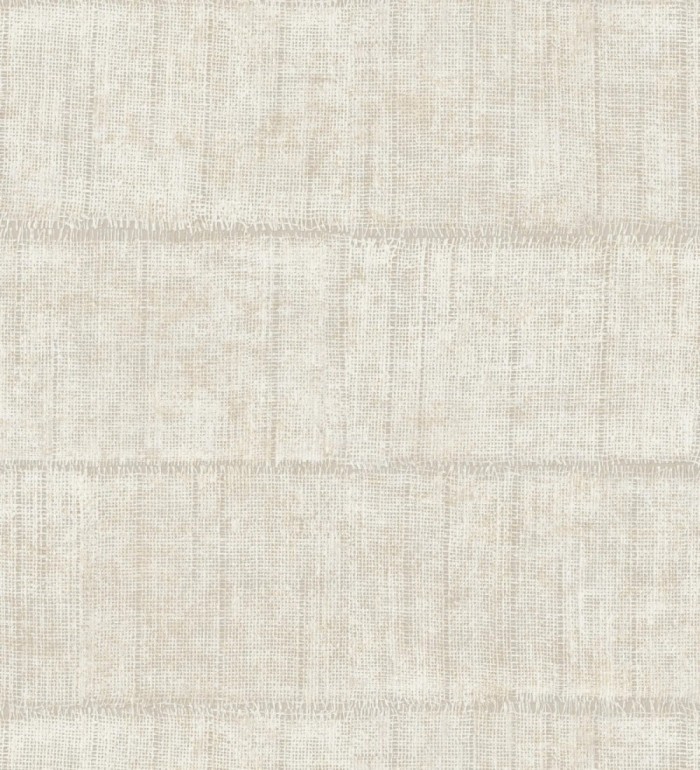 Papel pintado imitación tela de lino natural texturizada - Shafira 682353