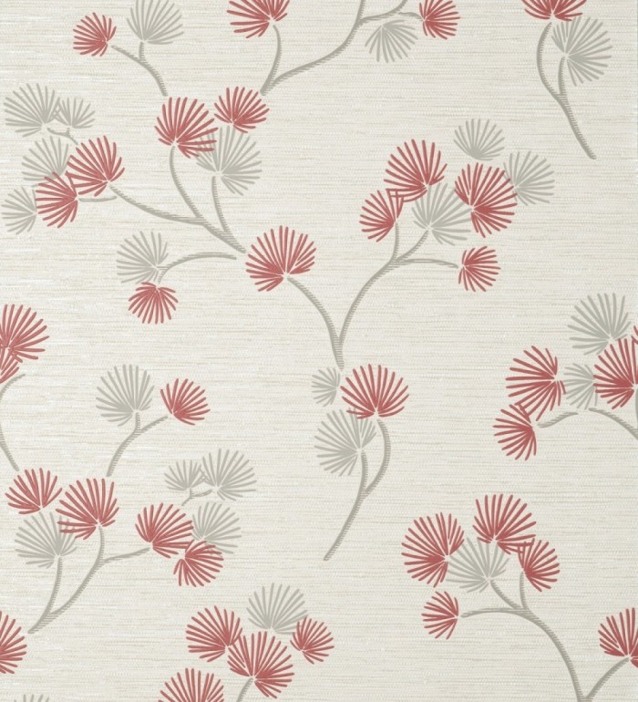 Papel pintado de flores japonesas rojas - Evolet Garden 682376