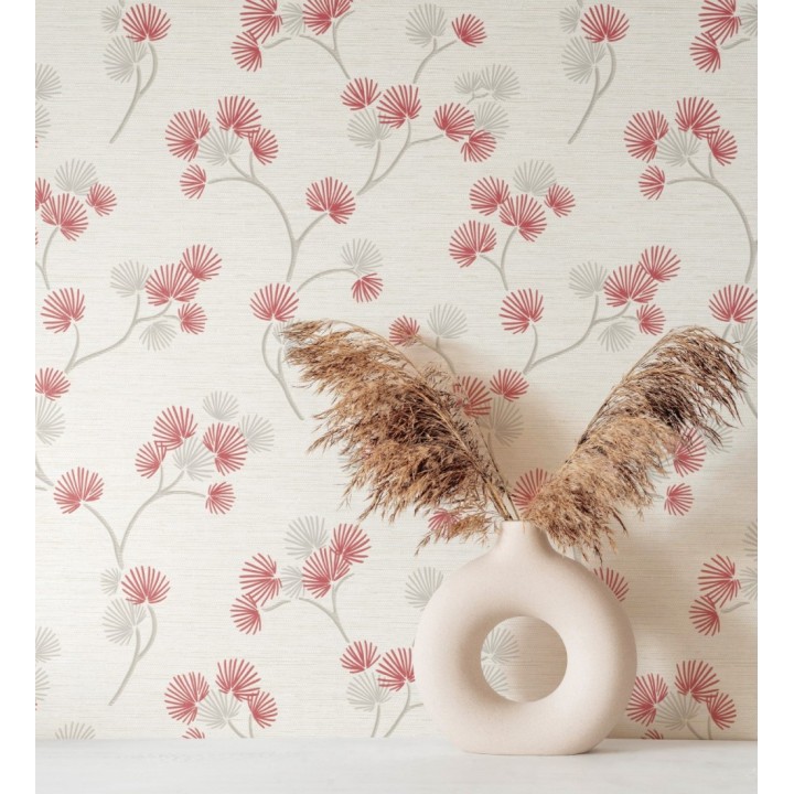 Papel pintado de flores japonesas rojas - Evolet Garden 682376