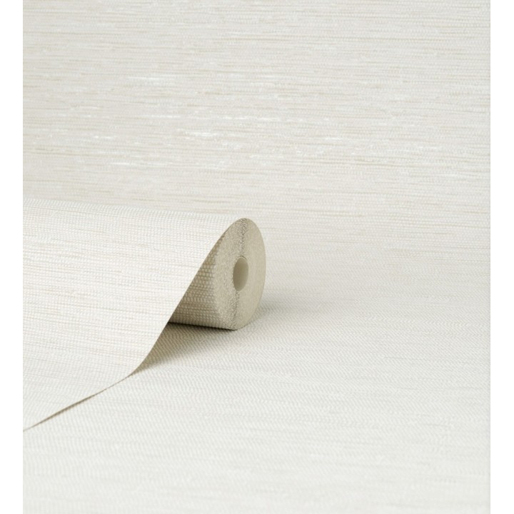 Papel pintado imitando al  textil en relieve con inserciones metalizadas - Evolet Fabric 682377