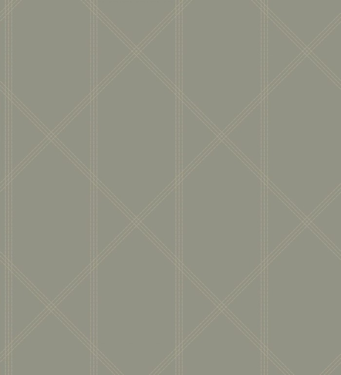 Papel pintado de rombos imitación tela cosida - Derek 682415