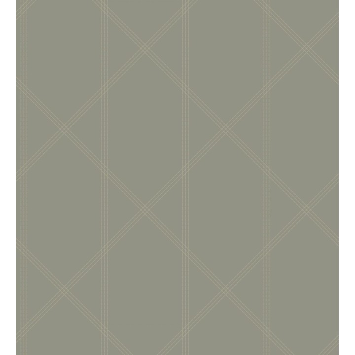 Papel pintado de rombos imitación tela cosida - Derek 682415