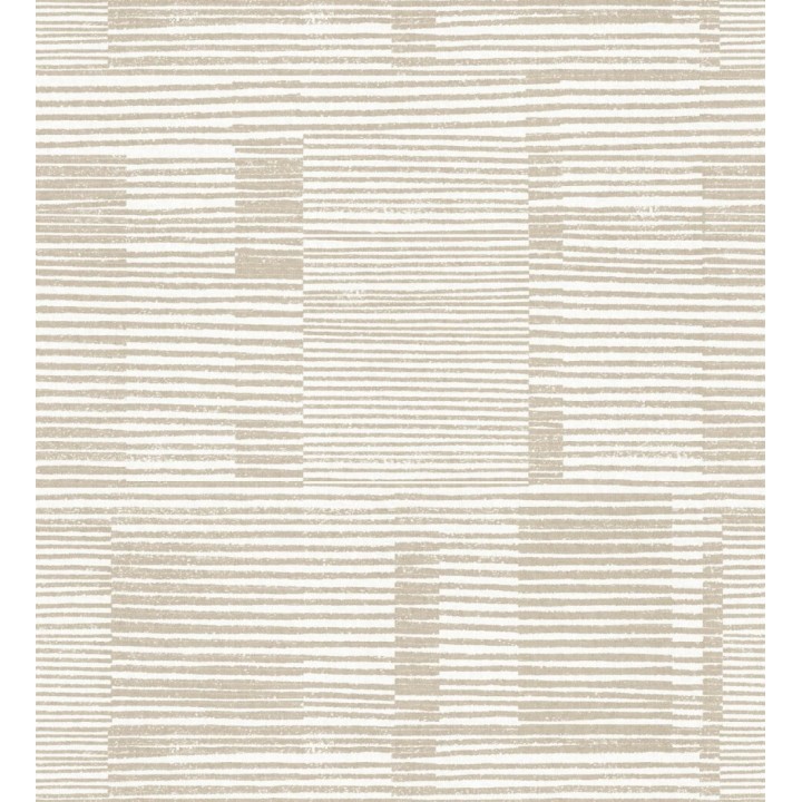 Papel pintado de rayas horizontales desiguales estilo abstracto - Blake 682425