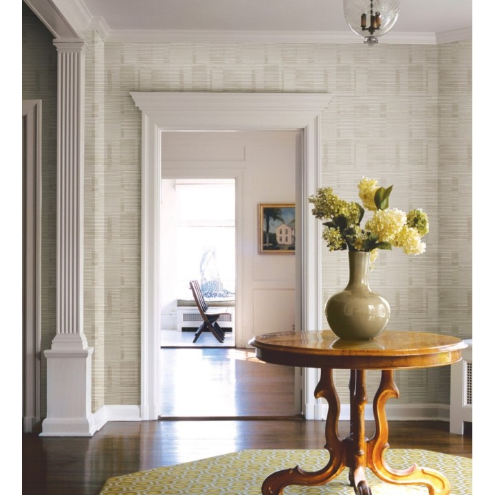 Papel pintado de rayas horizontales desiguales estilo abstracto - Blake 682425