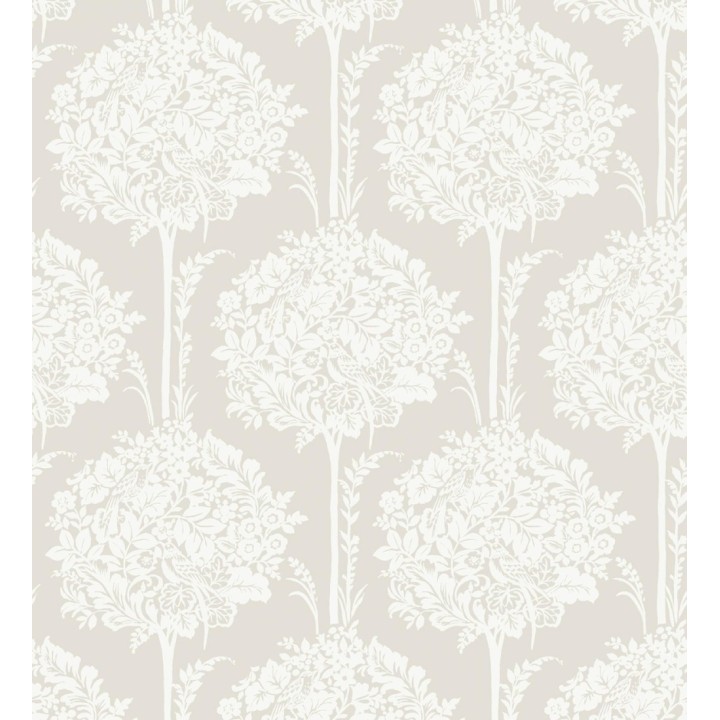Papel pintado de ramos de flores diseño romántico fondo color blanco roto - Sarah Eden 682432