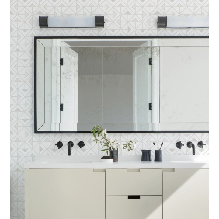 Papel pintado geométrico de triángulos y diamantes de estilo moderno minimalista multicolor y gris - Dexter 682443