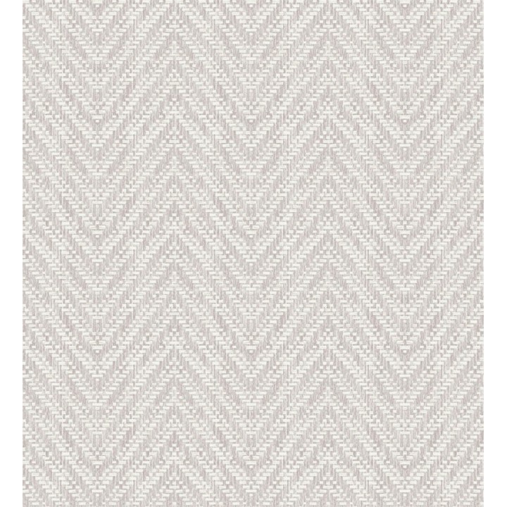 Papel pintado de espigas efecto fibra vegetal tonos malva claro - Mumbai Wide 682454