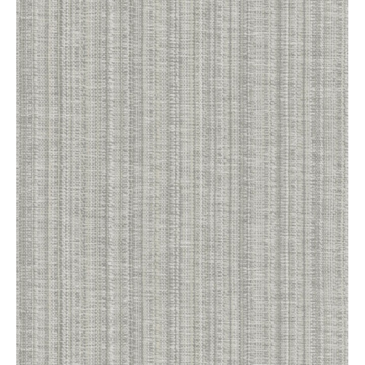 Papel pintado imitación tela jacquard de rayas marrón - Leeds 682463