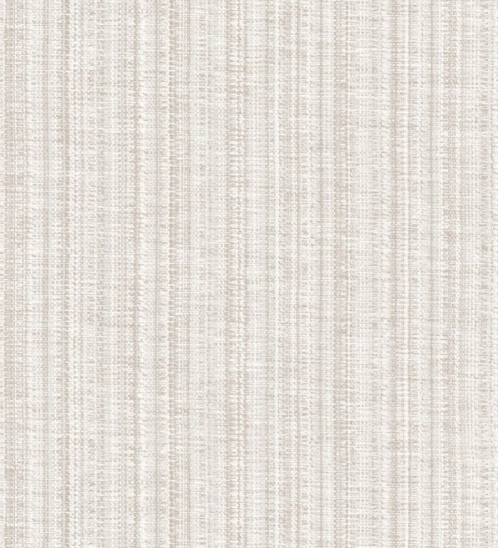 Papel pintado imitación tela jacquard de rayas malva claro - Leeds 682465