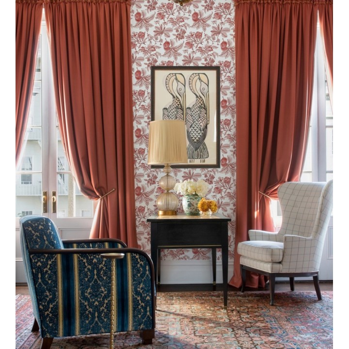 Papel pintado de granadas tonos rojos - Reika 682483