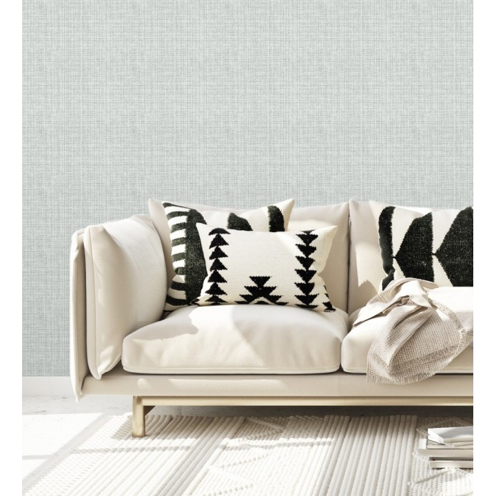 Papel pintado tejido de lino tonos grises y blancos con textura - London Textile 682507