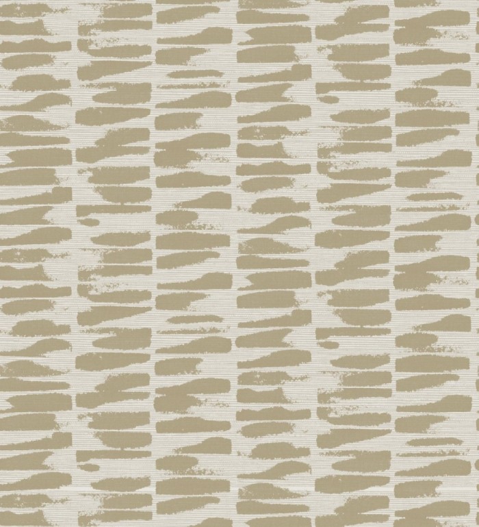 Papel pintado abstracto con pinceladas de pintura dorada estilo africano - Wari 682513