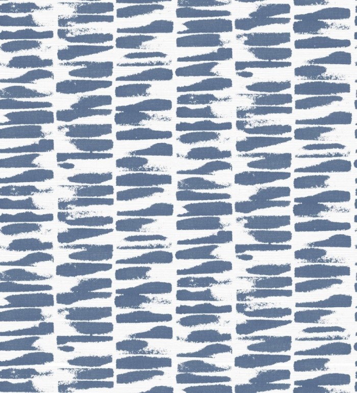 Papel pintado abstracto con pinceladas de pintura azul estilo africano - Wari 682514