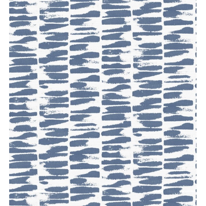 Papel pintado abstracto con pinceladas de pintura azul estilo africano - Wari 682514