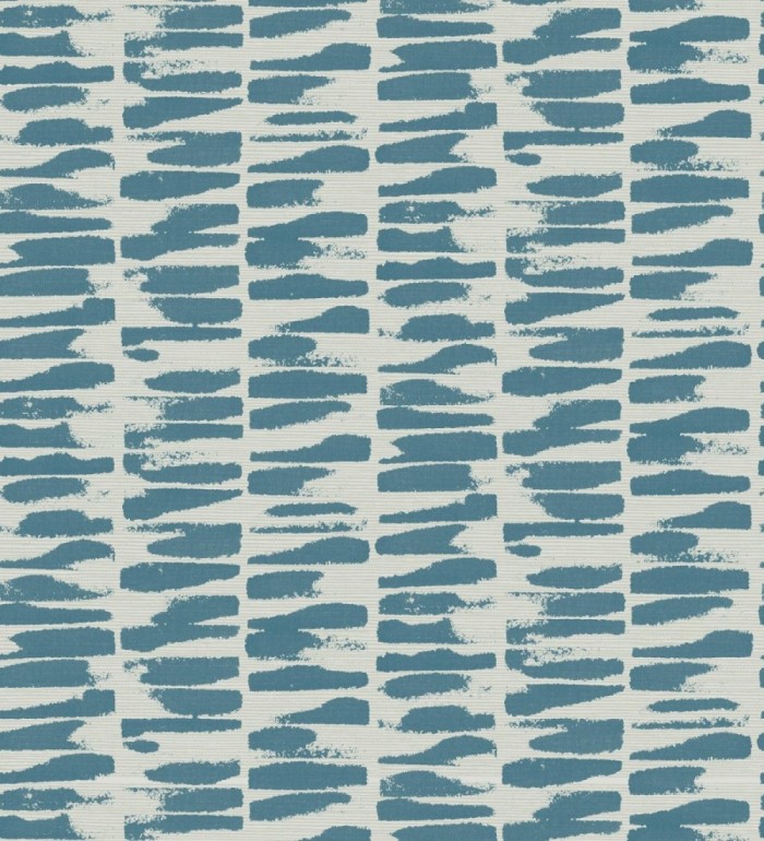 Papel pintado abstracto con pinceladas de pintura turquesa pálido estilo africano - Wari 682515