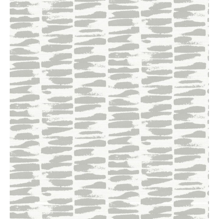 Papel pintado abstracto con pinceladas de pintura gris claro estilo africano - Wari 682516