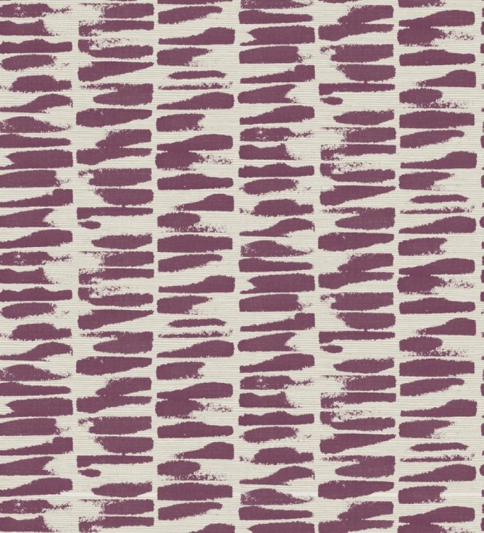 Papel pintado abstracto con pinceladas de pintura color berenjena estilo africano - Wari 682517