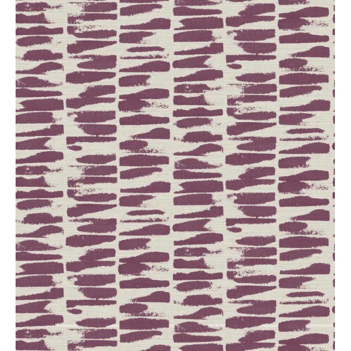 Papel pintado abstracto con pinceladas de pintura color berenjena estilo africano - Wari 682517