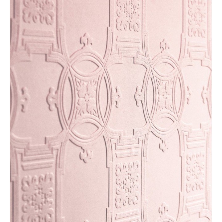 Papel pintado blanco repintable texturizado de alto relieve - Cleva Texture 682526