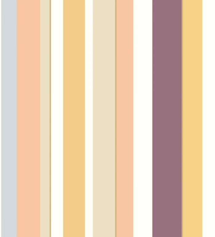 Papel pintado de rayas texturizadas multicolor  - Raya Zeila 682565