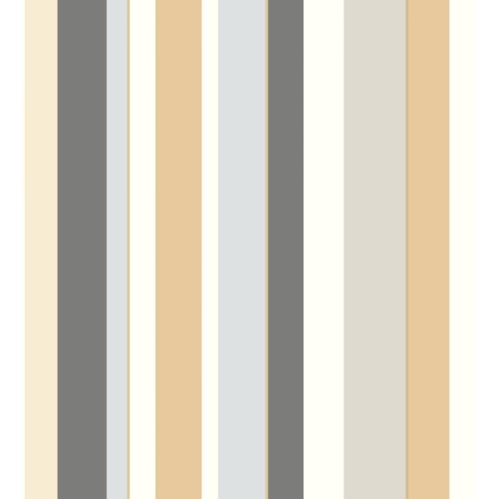 Papel pintado de rayas texturizadas multicolor  - Raya Zeila 682569