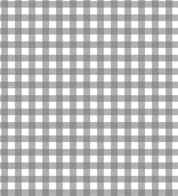Papel pintado cuadros de vichy color gris oscuro - Juliet Vichy 682576