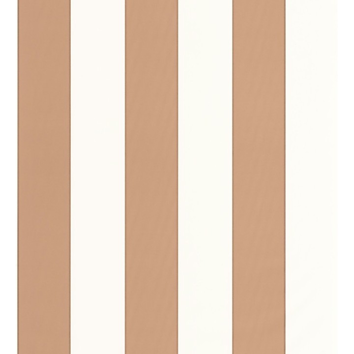 Papel pintado de rayas tonos marrones con líneas finas cobre - Diana Stripes 682584
