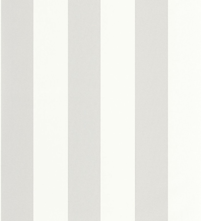 Papel pintado rayas aluminio blanco con textura rugosa - Amelia Stripes 682592