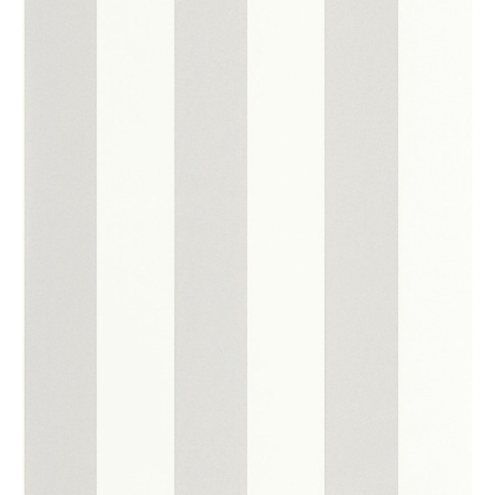 Papel pintado rayas aluminio blanco con textura rugosa - Amelia Stripes 682592