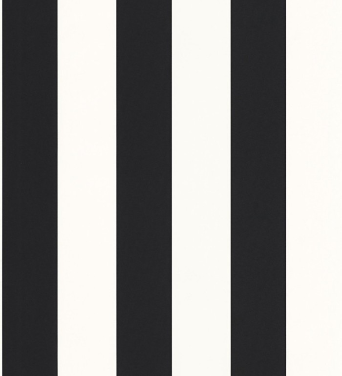 Papel pintado rayas negro y blanco con textura rugosa - Amelia Stripes 682593