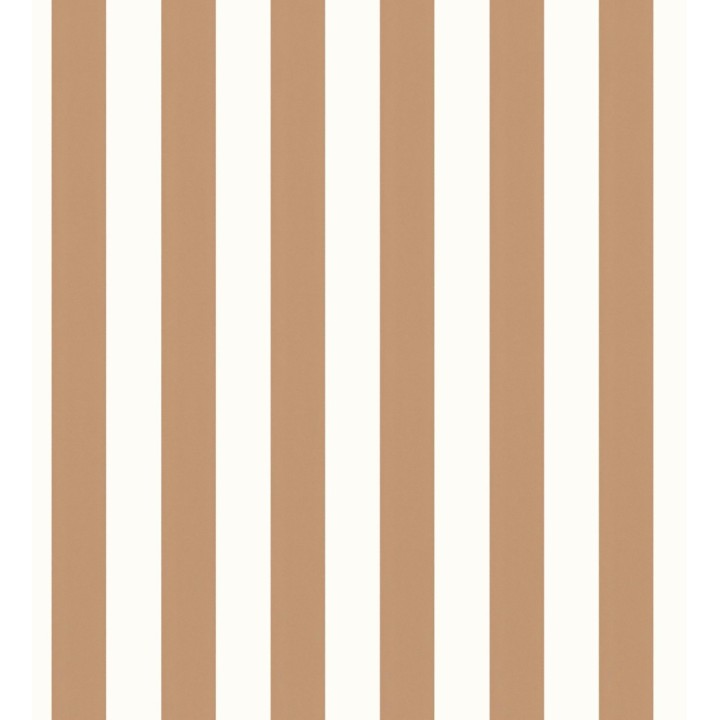 Papel pintado rayas finas marrones y blanco con textura - Marlene Stripes 682597