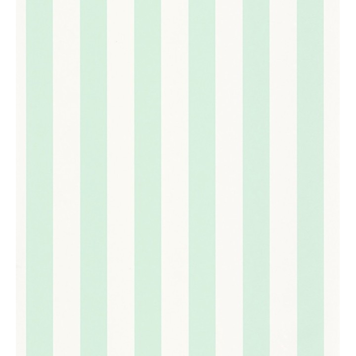 Papel pintado rayas finas verde agua y blanco con textura - Marlene Stripes 682602