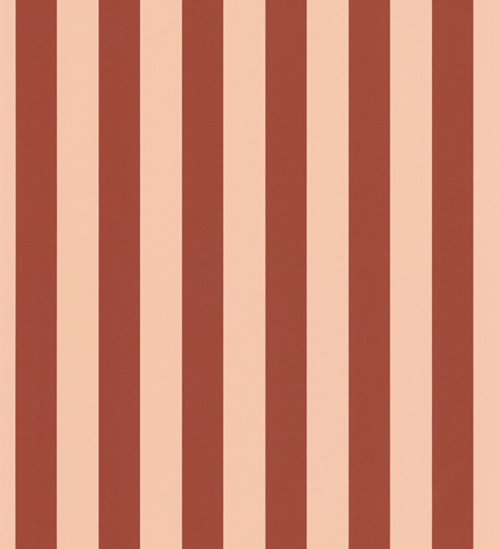 Papel pintado rayas finas rojo y salmón con textura - Marlene Stripes 682603