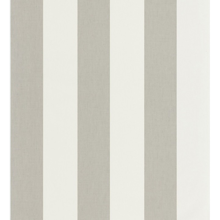 Papel pintado de rayas tonos grises imitando al tejido de lino - Garbo Stripes 682615