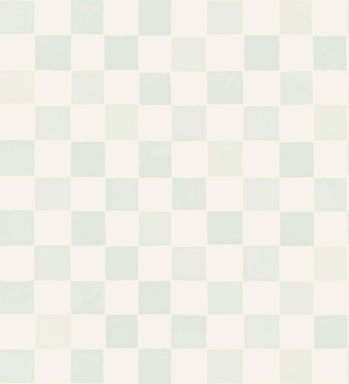 Papel pintado de dibujo de acuarela de cuadros que evoca los azulejos de gresite - Padget 682616