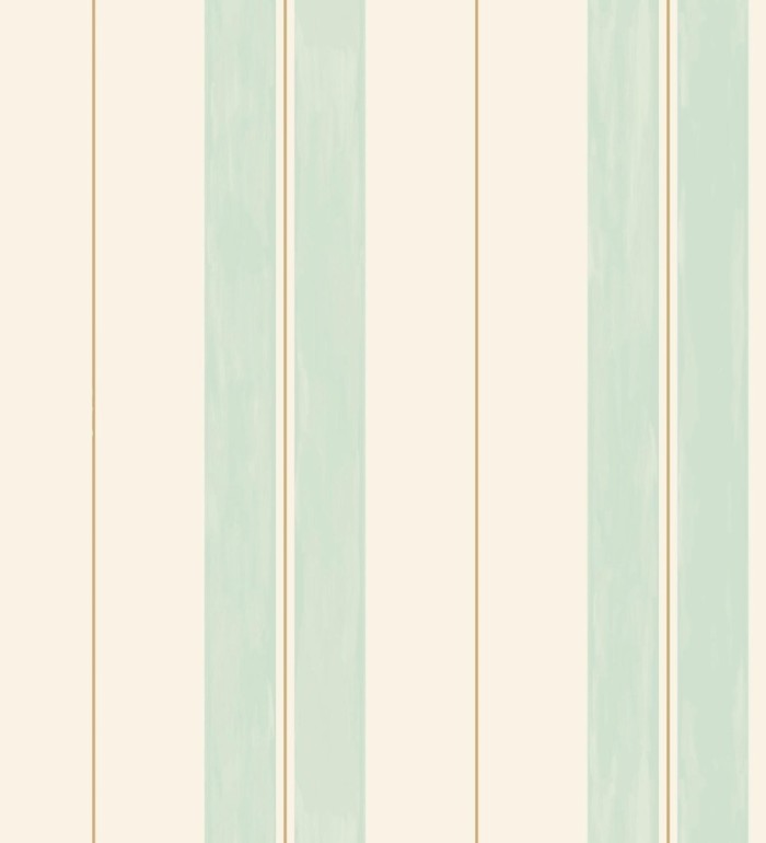 Papel pintado rayas pintadas con acuarela y líneas doradas - Nima Stripes 682624