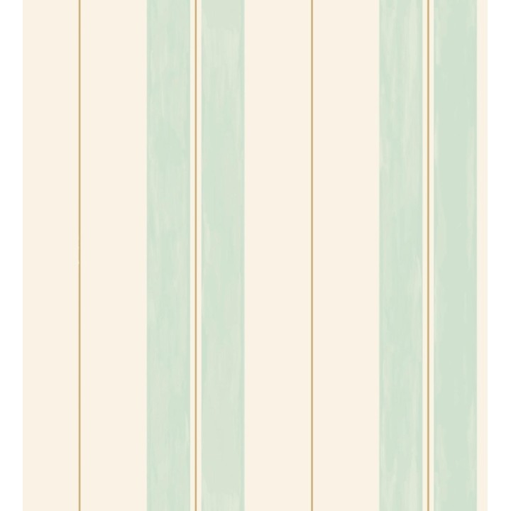 Papel pintado rayas pintadas con acuarela y líneas doradas - Nima Stripes 682624