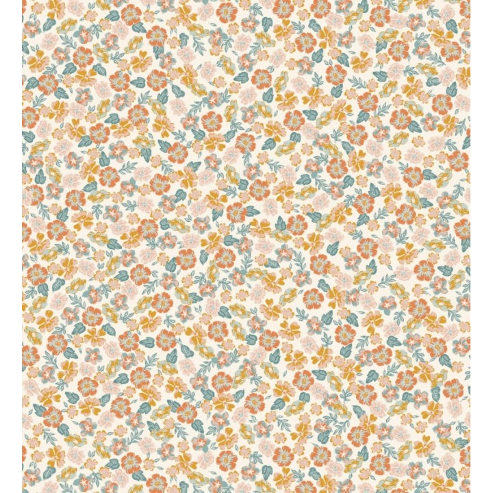 Papel pintado flores pequeñas multicolor - Cherise 682626