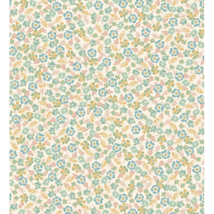 Papel pintado flores pequeñas multicolor - Cherise 682627