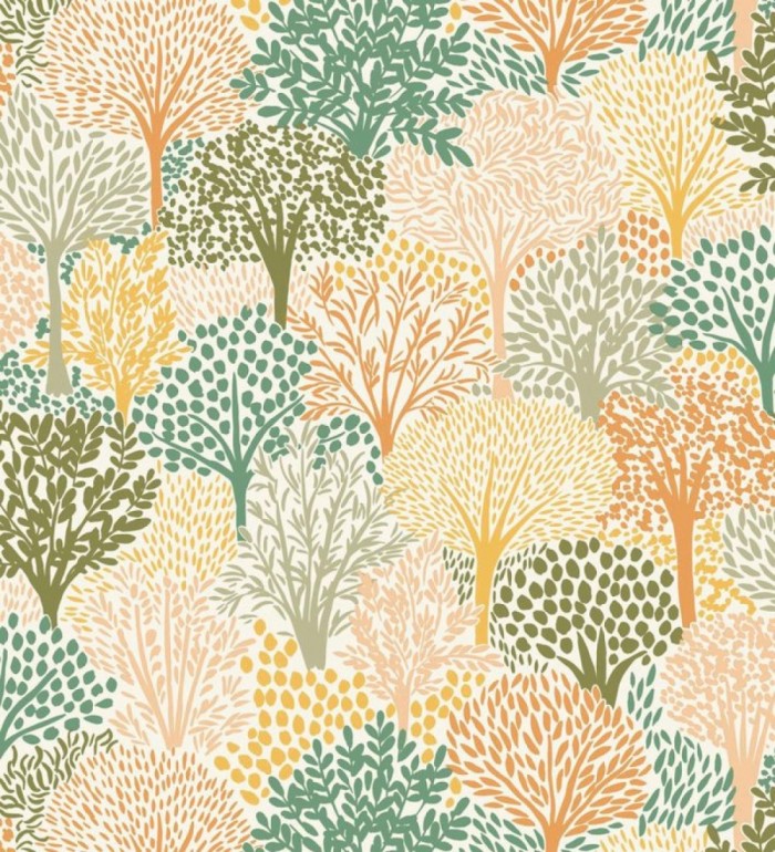 Papel pintado infantil de árboles - Winda Tree 682630