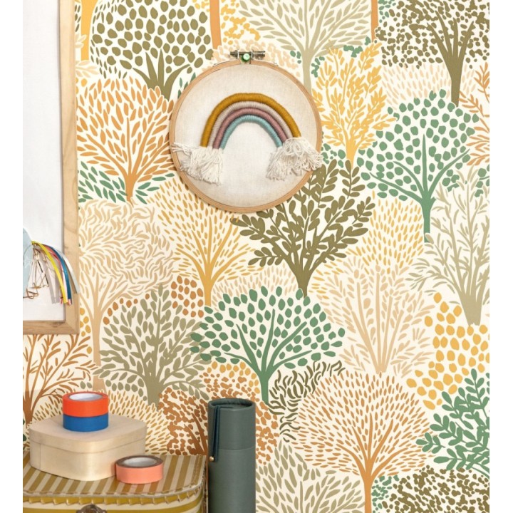 Papel pintado infantil de árboles - Winda Tree 682630