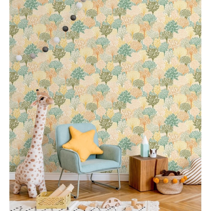 Papel pintado infantil de árboles - Winda Tree 682630