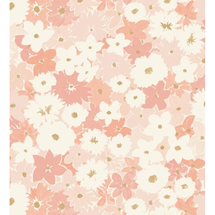 Papel pintado infantil de flores - Mia Flora 682632