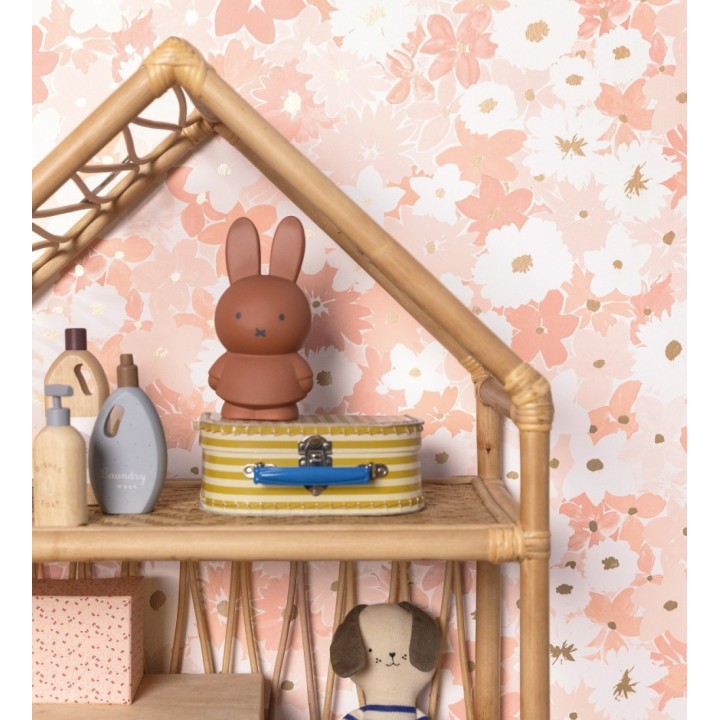 Papel pintado infantil de flores - Mia Flora 682632
