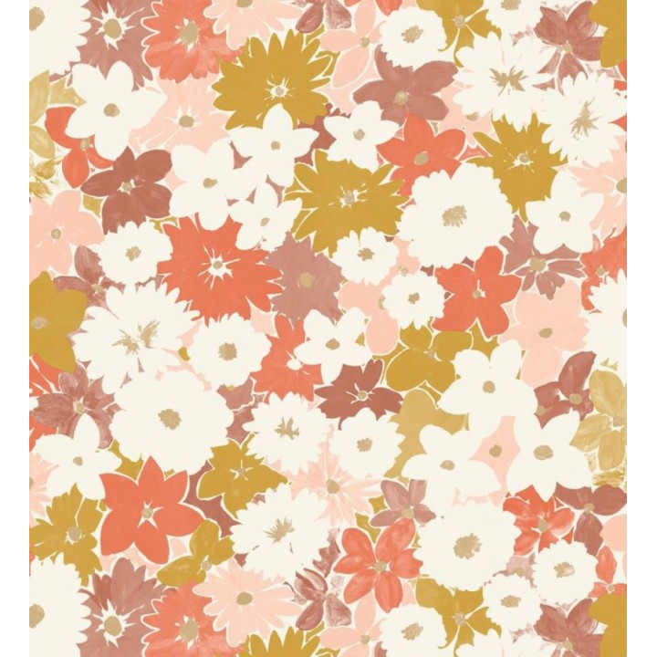 Papel pintado infantil de flores - Mia Flora 682633